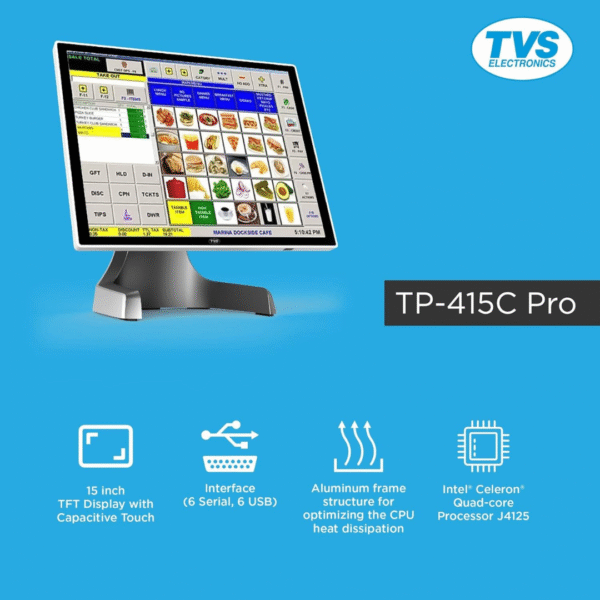 TVS TP I415C K POS System - Image 3