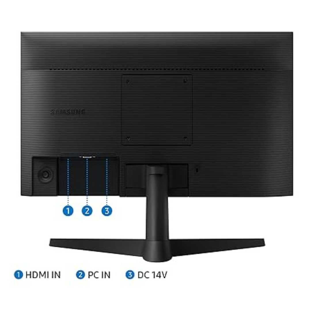 Samsung 22-INCH FHD IPS Flat Monitor, 75HZ, AMD Freesync, Flicker Free, HDMI, D-SUB (Model: LS22C310EAWXXL, Black) - Image 6