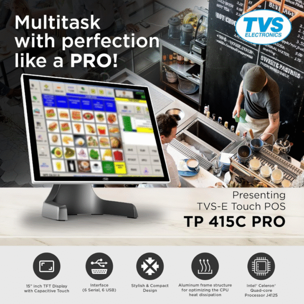 TVS TP I415C K POS System - Image 2