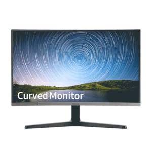 Samsung 32 Inch FHD 1500R Curved  LED Monitor, 1920 X 1080,  AMD Freesync, VA Panel, HDMI, Headphone Jack , Dark Blue Gray, LC32R500FHWXXL