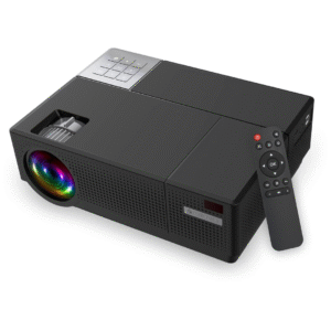 ZEBRONICS Zeb-Lp4000Fhd FHD Projector Built-In Speaker, 4000 lumens brightness,  Dual HDMI, VGA port, Dual USB, Micro SD card slot