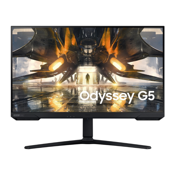 Samsung 27Inch 180 Hz Odyssey G5 Gaming IPS Flat Monitor QHD  2,560 x 1,440 AMD FreeSync, DP, HDMI, Black, LS27DG502EWXXL