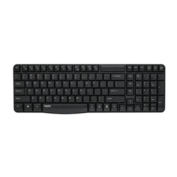 Rapoo E1050 Wireless Single 2.4G Keyboard Black, Anti Splash,