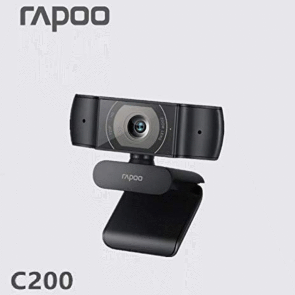 Rapoo C200 WB Camera HD 720P Dual Noise Reduction Mics & Microphone - Image 6
