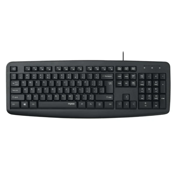 Rapoo  NK2600 Wired Keyborad Spill-resistant design, Spill-resistant design, 3 years warranty - Image 2
