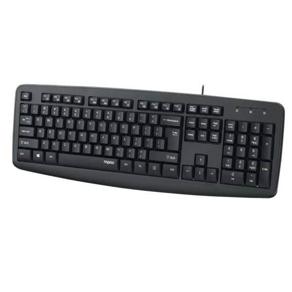 Rapoo  NK2600 Wired Keyborad Spill-resistant design, Spill-resistant design, 3 years warranty - Image 3