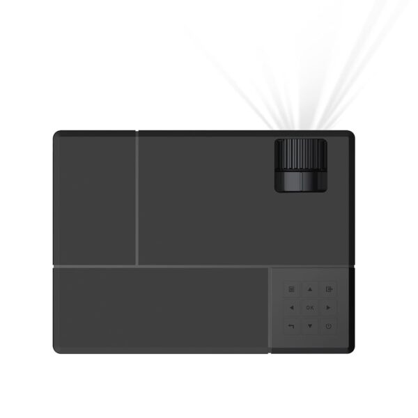 ZEBRONICS Zeb-Lp4000Fhd FHD Projector Built-In Speaker, 4000 lumens brightness,  Dual HDMI, VGA port, Dual USB, Micro SD card slot - Image 2