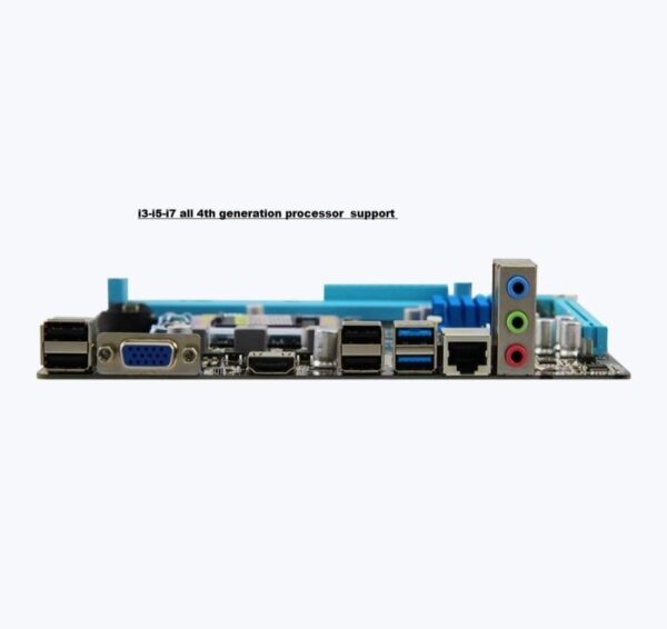 Zebronics H81 Motherboard , Support Intel Core i7/i5/i3, 2xDDR3 dual-channel slots - Image 2