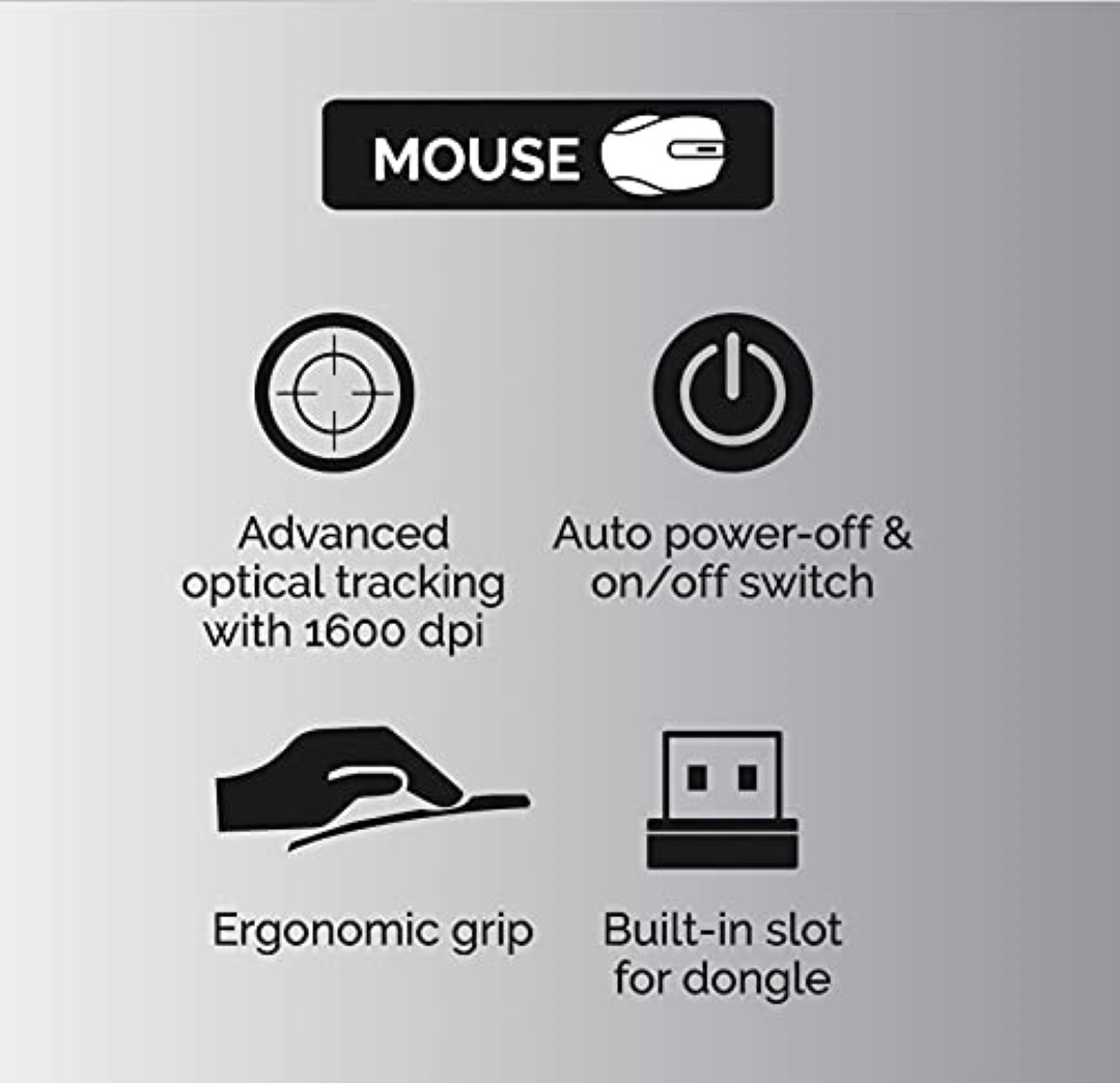 TVS Keyboard & Mouse Combo Platina Wireless - Image 7