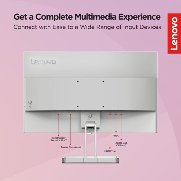 Lenovo L24I-4A 23.8 Inch Ultra Thin IPS Monitor, 100 Hz , 1ms MPRT, 3W speakers - Image 5