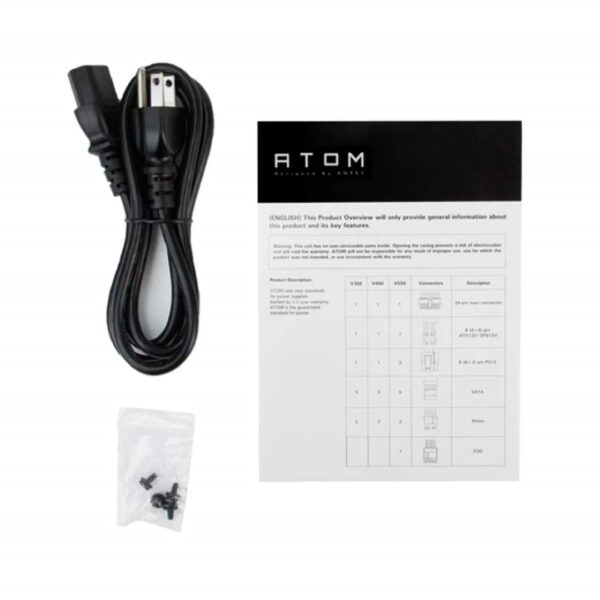 Antec Atom V450 450W Gaming Power Supply – Silent, Stable & Reliable Performance for PCs - Image 8