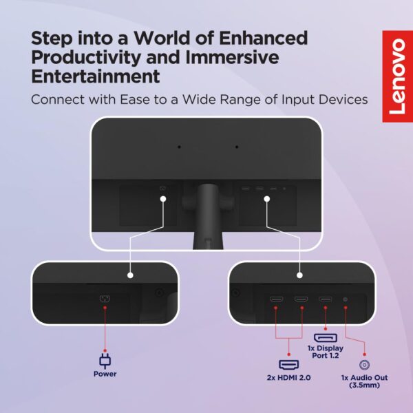 Lenovo D32-40 31.5 VA 60HZ HDMI FHD Monitor, 99%sRGB, 4ms Response Time - Image 5
