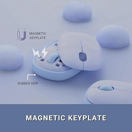 Rapoo M650 Bluetooth Multi-Device Silent Mouse, Purple, 9 Months Battery Life - Image 4