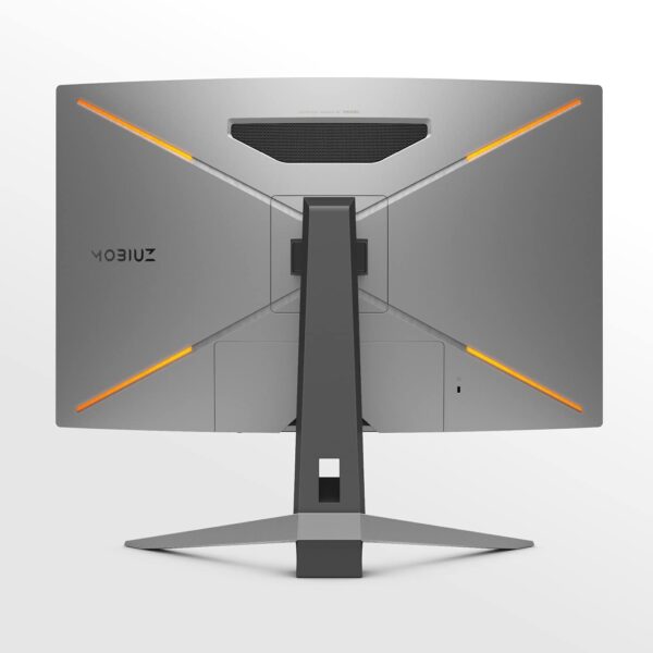 BenQ MOBIUZ EX2710R 27-Inch QHD 165Hz Curved IPS Gaming Monitor | 1ms, HDR400, FreeSync Premium Pro, 1000R, treVolo Speakers, HDMI, DP, USB Hub, Eye-Care, Remote (Metallic Grey) (Copy) - Image 4