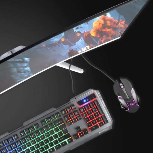ZEB Keyboard + Mouse Gaming Transformer Black - Image 6