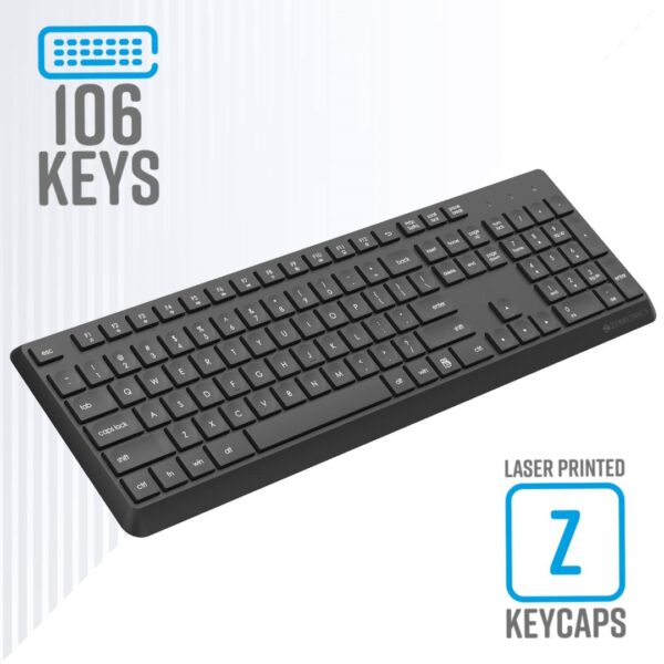 Zebronics Companion 200 Black Wireless Keyboard & Mouse Combo - Image 6