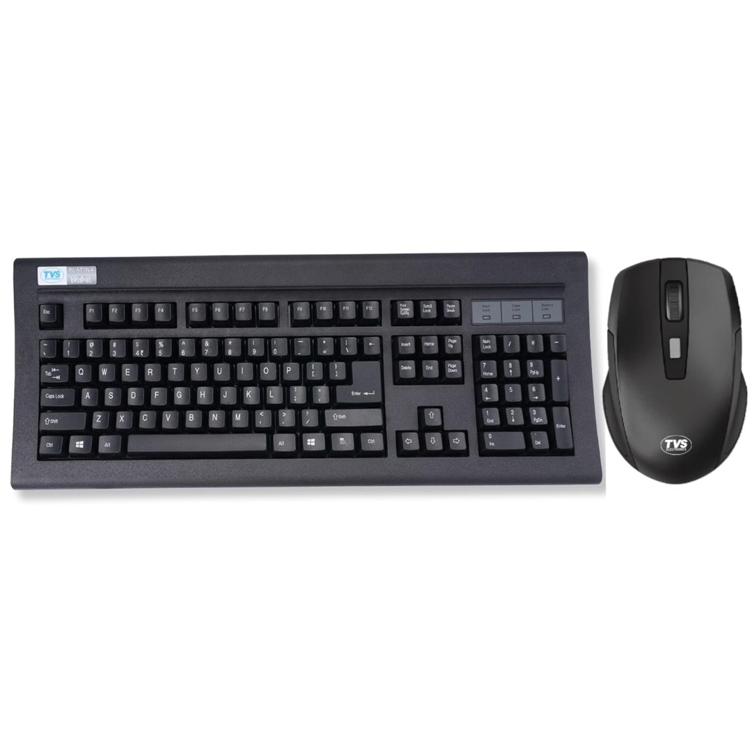 TVS Keyboard & Mouse Combo Platina Wireless