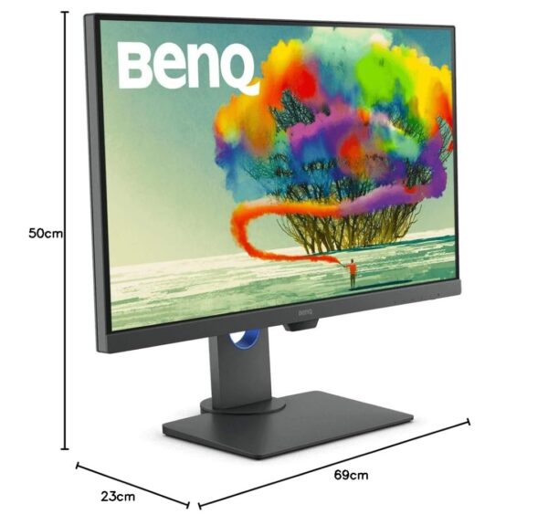 BenQ PD2700U 27-Inch 4K UHD IPS Designer Monitor – 100% sRGB, HDR10, DualView, KVM Switch, Built-In Speakers - Image 2