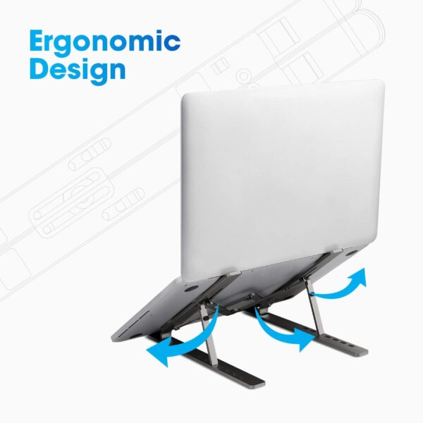 ZEB A31-NS2000 Laptop Stand Silver - Image 3