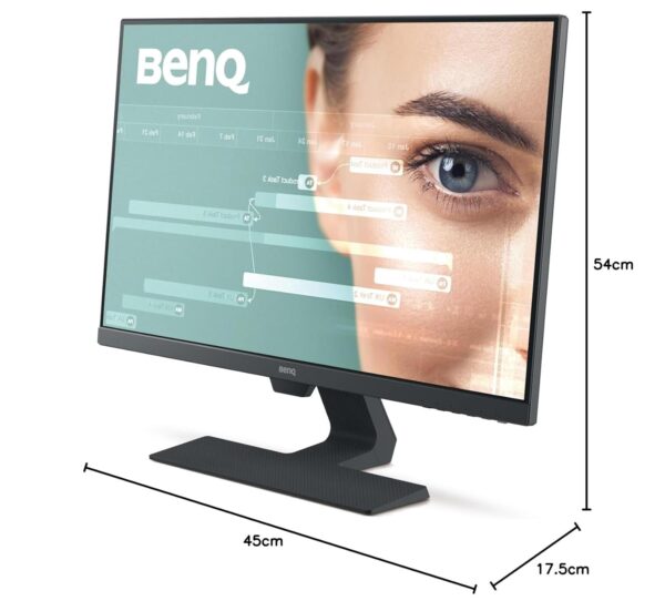 BenQ GW2480 24-Inch Full HD IPS Monitor with Eye-Care, HDMI/DP Ports and Built-in Speakers for Office and Home - Image 3