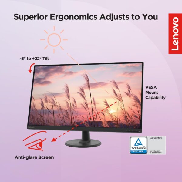 Lenovo D32-40 31.5 VA 60HZ HDMI FHD Monitor, 99%sRGB, 4ms Response Time - Image 4