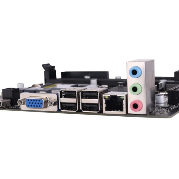 Zebronics H61 Motherboard Supports Intel® i7/i5/i3/Pentium/Celeron, 2 DDR3 dual-channel slots, Realtek 662 3xAudio Jacks - Image 2