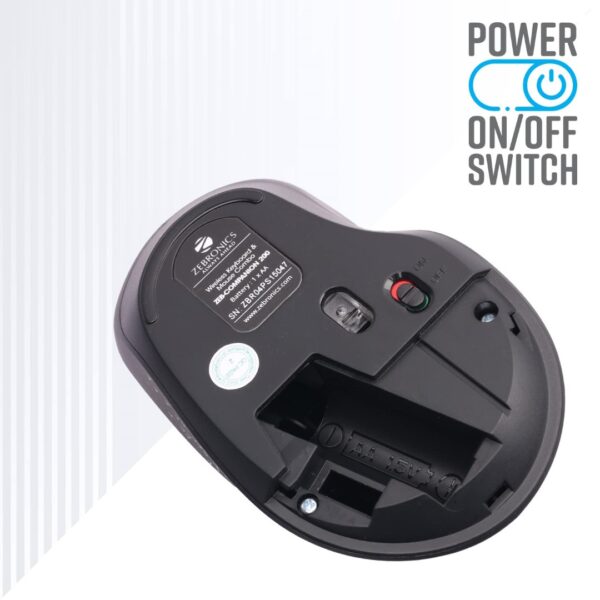 Zebronics Companion 200 Black Wireless Keyboard & Mouse Combo - Image 3