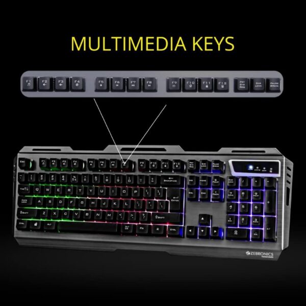 ZEB Keyboard + Mouse Gaming Transformer Black - Image 3