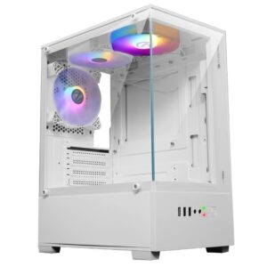 Zebronics Cabinet Robust White With ZS500 SMPS