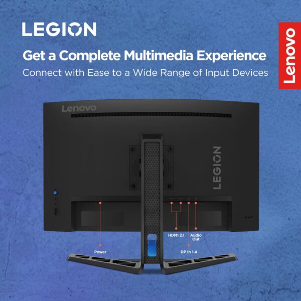 Lenovo Legion R27fc-30 27 Inch FHD 240Hz Gaming Monitor, 0.5ms, AMD FreeSync & NVDIA G-Sync , Speaker, 2xHDMI, 1xDP, 99%sRGB, Black - Image 2