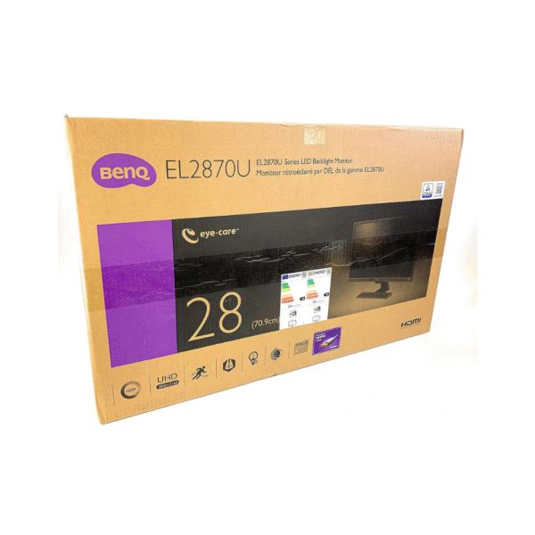 BenQ EL2870U 28-Inch 4K UHD LED Gaming Monitor with HDR, 1ms Response Time, AMD FreeSync & Eye-Care – Built-in Speakers, HDMI & DisplayPort, Black - Image 8