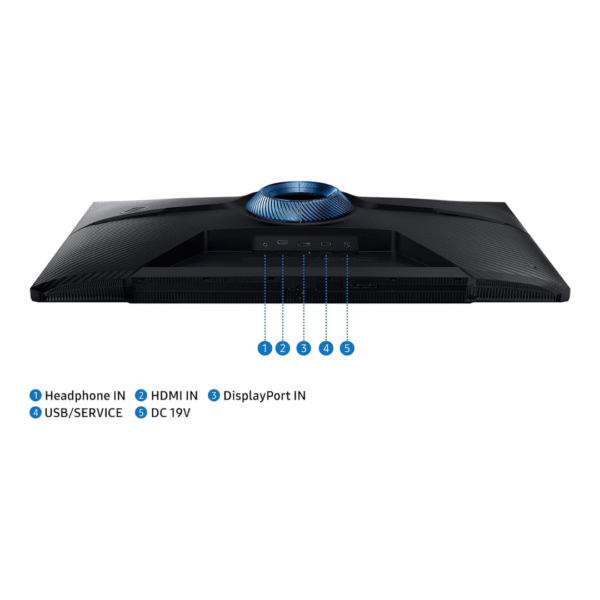 Samsung 27Inch 180 Hz Odyssey G5 Gaming IPS Flat Monitor QHD  2,560 x 1,440 AMD FreeSync, DP, HDMI, Black, LS27DG502EWXXL - Image 2