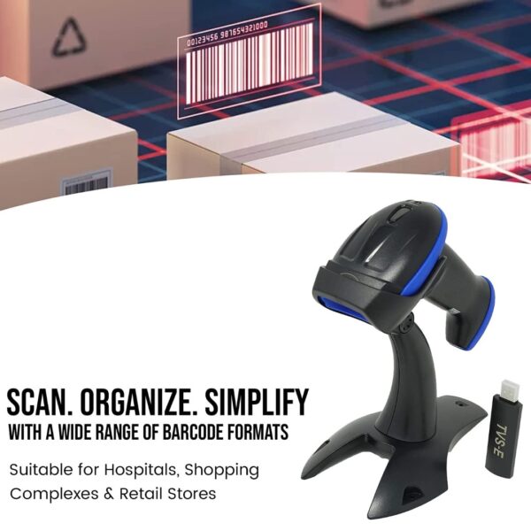 TVS BT BS-L150S WL BARCODE SCANNER, 150 SCANE/ SEC , 2200 mAh BATTERY CAPICITY - Image 4