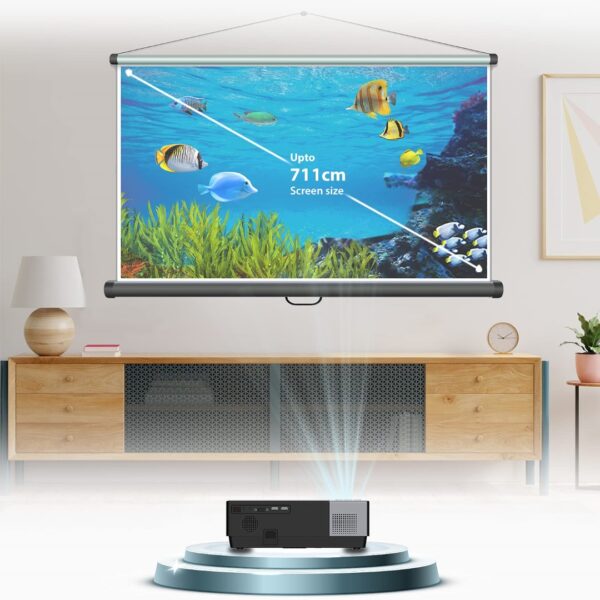 ZEBRONICS Zeb-Lp4000Fhd FHD Projector Built-In Speaker, 4000 lumens brightness,  Dual HDMI, VGA port, Dual USB, Micro SD card slot - Image 7