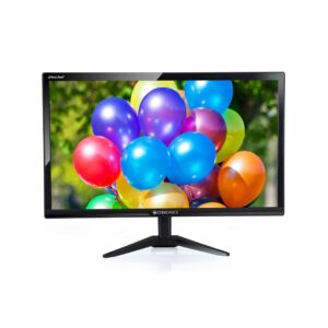 ZEBRONICS A22FHD 21.5 inch LED Monitor, Full HD 1920x1080, HDMI, VGA, Built-in Speakers, Wall Mount, 220 Nits, Black
