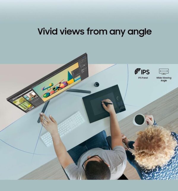 Samsung Essential S3 27Inch FHD IPS Monitor 100 Hz Refresh Rate,  Free Sync, Response Time: 4 ms, LS27C334GAWXXLAMD - Image 6