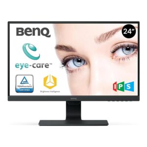 BenQ GW2480 24-Inch Full HD IPS Monitor with Eye-Care, HDMI/DP Ports and Built-in Speakers for Office and Home
