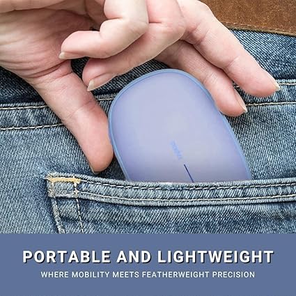 Rapoo M650 Bluetooth Multi-Device Silent Mouse, Purple, 9 Months Battery Life - Image 6