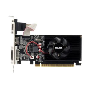 GEONIX NVIDIA GeForce GT 730LP 4GB DDR3 Graphic Card | 64-bit | Dual Slot | PCIe 2.0 | HDMI, DVI, VGA | 700 MHz Core Clock
