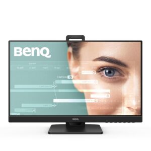 BenQ GW2485TC 24" IPS Full HD 75Hz Monitor with Height Adjust, USB-C 60W PD, Eye-Care Tech, Daisy Chain & Built-in Speakers – Ultra-Slim Bezel for Coding and Productivity (Black)