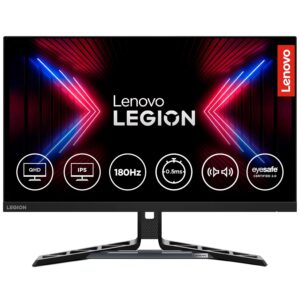 Lenovo R27Q-30 27'' IPS Black 165HZ  2K QHD Gaming Monitor, 0.5ms, AMD FreeSync, 90% DCI-P3, 2xHDMI, 1xDP, 99%sRGB, 3Wx2 Speaker