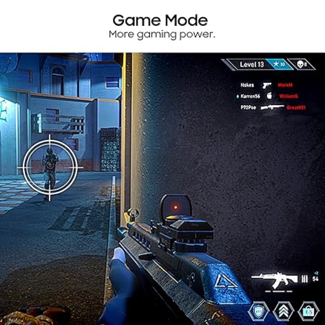 Samsung 22-INCH FHD IPS Flat Monitor, 75HZ, AMD Freesync, Flicker Free, HDMI, D-SUB (Model: LS22C310EAWXXL, Black) - Image 4