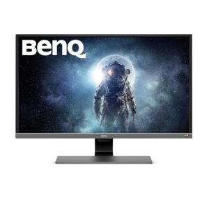 BenQ EW3270U 32-Inch 4K UHD VA Monitor with HDR10, USB-C, TreVolo Speakers & Eye-Care Technology – Bezel-Less Design, Black