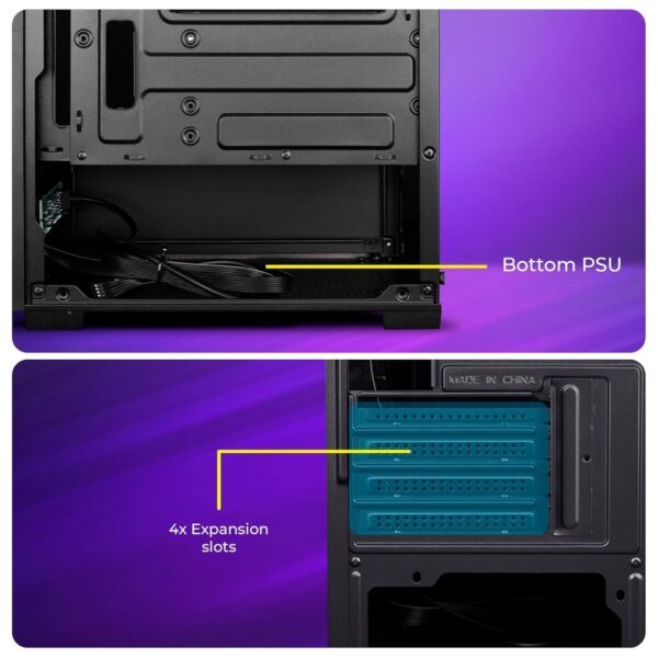 Zebronics Cabinet Robust Black With ZS500 SMPS - Image 6