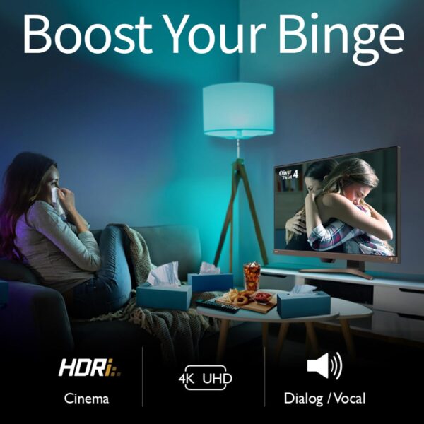 BenQ EW2880U 28-Inch 4K UHD IPS Monitor with HDR10, USB-C 60W PD, TreVolo Speakers & Remote – Bezel-Less Design with Eye-Care Tech, Black - Image 6