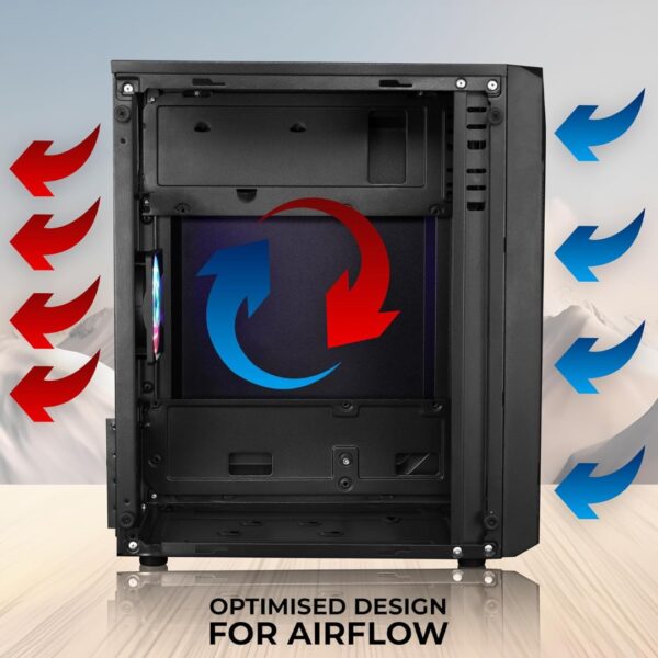 Zebronics Cabinet ZIUM With ZS 500 SMPS - Image 4