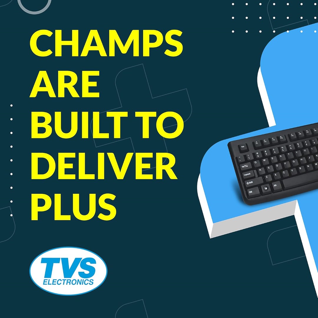 TVS Champ Plus Wired Keyboard 1.5 Meter USB cable, Guaranteed 10 Million - Image 2
