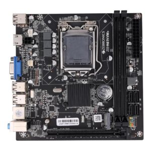 Zebronics H61 Motherboard Supports Intel® i7/i5/i3/Pentium/Celeron, 2 DDR3 dual-channel slots, Realtek 662 3xAudio Jacks
