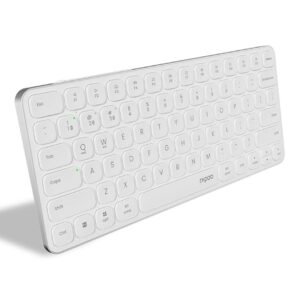 Rapoo E9050 C-Type Rechargeable Bluetooth Wireless Multi-Device Keyboard Dark Grey, , 3 Years Warranty