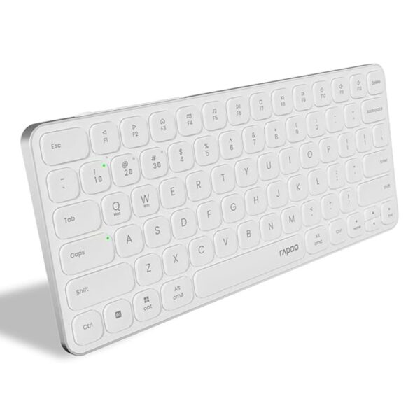 Rapoo E9050 C-Type Rechargeable Bluetooth Wireless Multi-Device Keyboard Dark Grey, , 3 Years Warranty